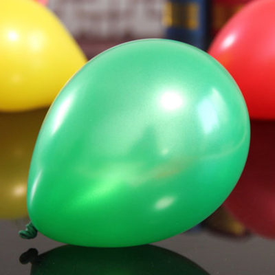 Metallic gröna ballonger 10 st per paket för dekoration och fest